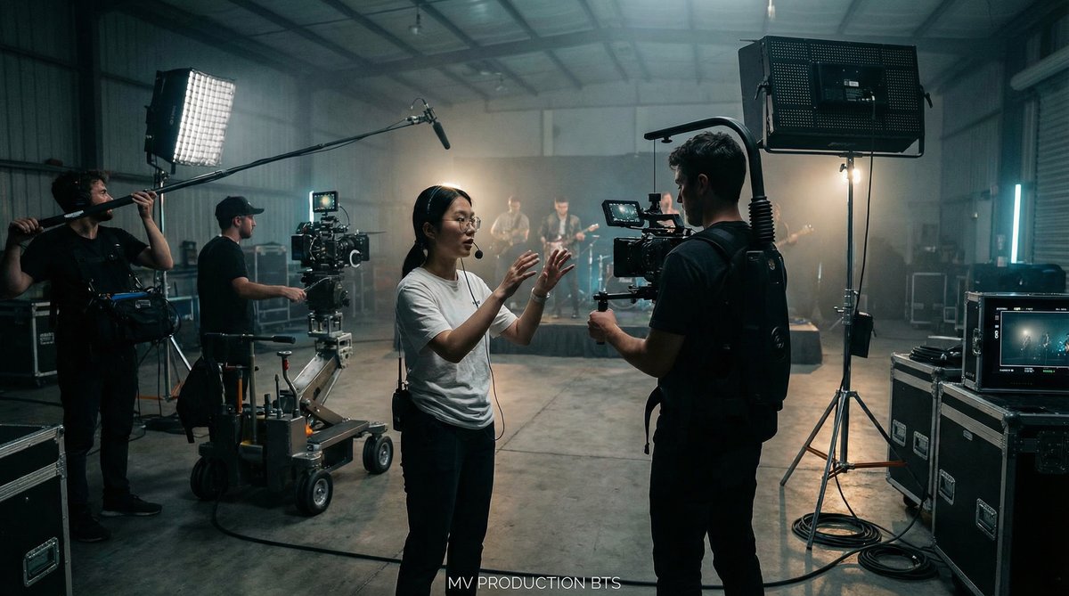 每日大赛MV拍摄现场